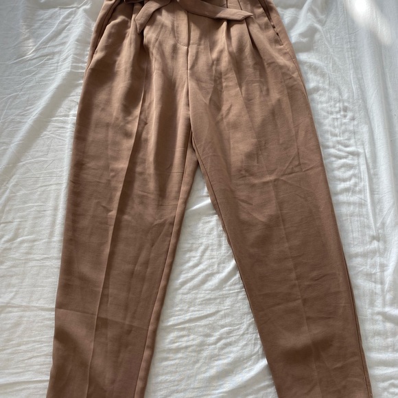 Dynamite tie front paper bag  pants - Picture 2 of 2